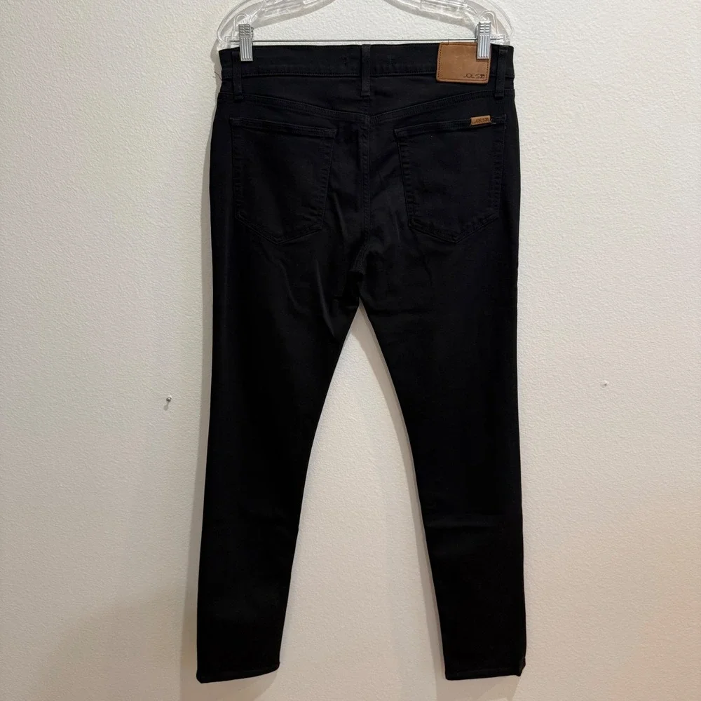 Joes Jeans Mens Slim Fit Black Pants Size 33 High Stretch Tapered Leg